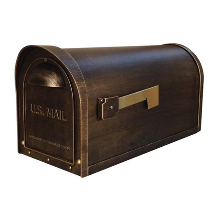 SPECIAL LITE PRODUCTS Special Lite Products SCC-1008-BRZ Classic Curbside Mailbox - Hand Rubbed Bronze SCC-1008-BRZ